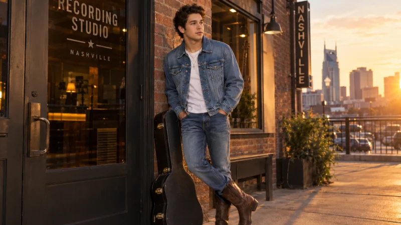 Austin Mahone during his Nashville country music era
