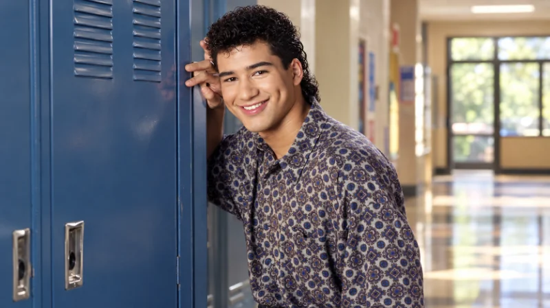 Young Mario Lopez at a childhood dance recital, where his entertainment career began